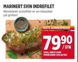 Meny MARINERT SVIN INDREFILET tilbud