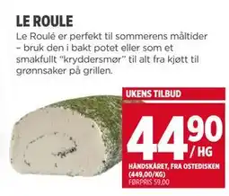 Meny LE ROULE tilbud
