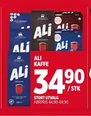 Meny ALI KAFFE tilbud