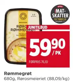 Meny Rømmegrøt tilbud