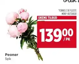 Meny Peoner 5pk tilbud