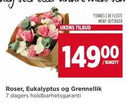 Meny Roser, Eukalyptus og Grennellik tilbud