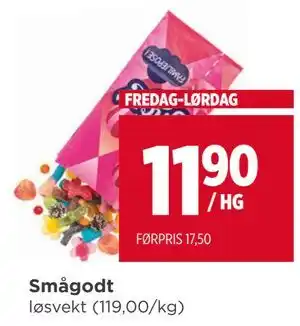 Meny Smågodt tilbud