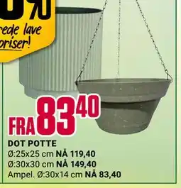 Europris DOT POTTE tilbud