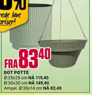 Europris DOT POTTE tilbud
