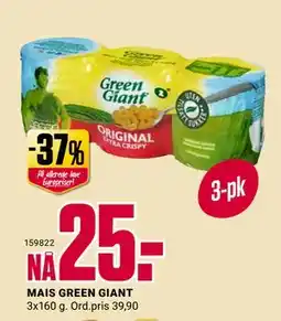 Europris MAIS GREEN GIANT tilbud