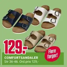 Europris COMFORTSANDALER tilbud