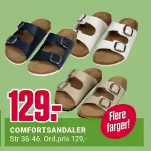 Europris COMFORTSANDALER tilbud