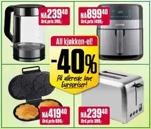 Europris All kjøkken-el! tilbud