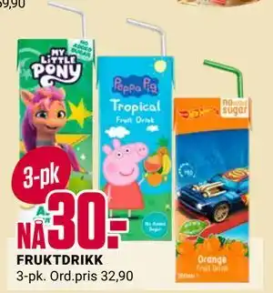 Europris FRUKTDRIKK tilbud
