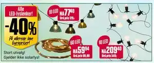 Europris Alle LED-lyslenker tilbud