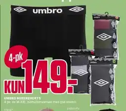 Europris UMBRO BOXERSHORTS tilbud