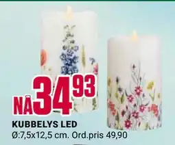 Europris KUBBELYS LED tilbud