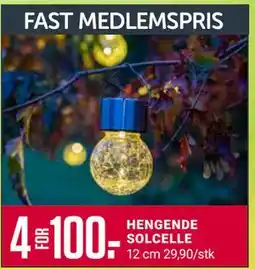 Europris Hengende Solcelle tilbud