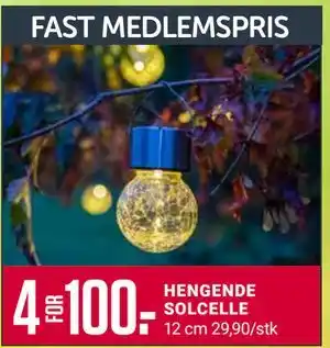 Europris Hengende Solcelle tilbud