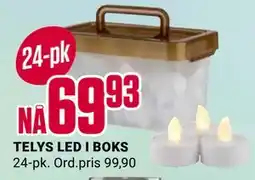 Europris TELYS LED I BOKS tilbud