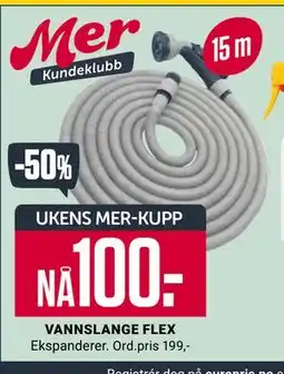 Europris VANNSLANGE FLEX tilbud