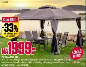Europris Myggnetting tilbud