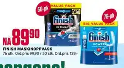Europris FINISH MASKINOPPVASK tilbud