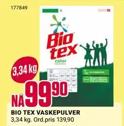 Europris BIO TEX VASKEPULVER tilbud