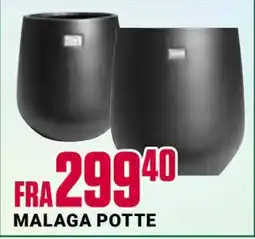 Europris MALAGA POTTE tilbud