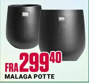 Europris MALAGA POTTE tilbud
