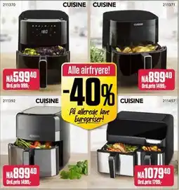 Europris Alle airfryere! tilbud