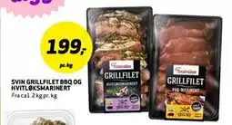 Bunnpris SVIN GRILLFILET BBQ OG HVITLØKSMARINERT tilbud