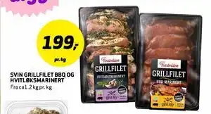 Bunnpris SVIN GRILLFILET BBQ OG HVITLØKSMARINERT tilbud