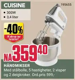 Europris HÅNDMIKSER tilbud