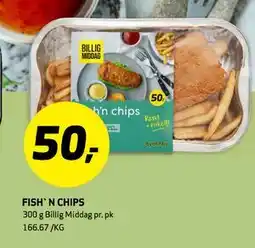 Bunnpris FISH' N CHIPS tilbud