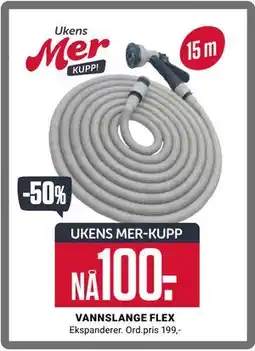 Europris VANNSLANGE FLEX tilbud