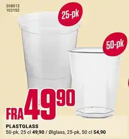 Europris PLASTGLASS tilbud