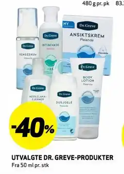 Bunnpris UTVALGTE DR. GREVE-PRODUKTER tilbud