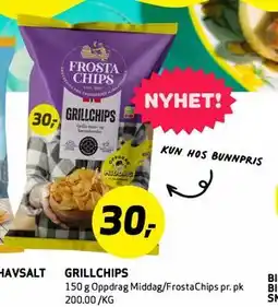 Bunnpris GRILLCHIPS tilbud