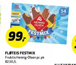 Bunnpris FLØTEIS FESTMIX tilbud