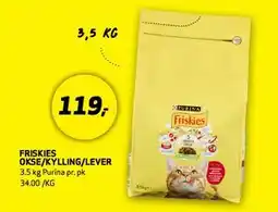 Bunnpris FRISKIES OKSE/KYLLING/LEVER tilbud