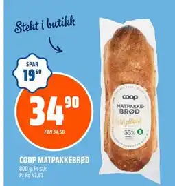 Coop Obs COOP MATPAKKEBRØD tilbud