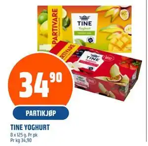 Coop Obs TINE YOGHURT tilbud