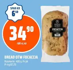 Coop Obs BREAD OTW FOCACCIA tilbud