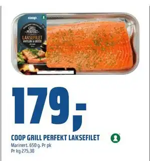Coop Obs COOP GRILL PERFEKT LAKSEFILET tilbud