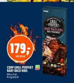 Coop Obs COOP GRILL PERFEKT BABY BACK RIBS tilbud