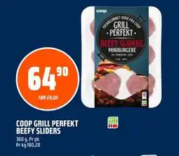 Coop Obs COOP GRILL PERFEKT BEEFY SLIDERS tilbud