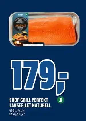 Coop Obs COOP GRILL PERFEKT LAKSEFILET NATURELL tilbud
