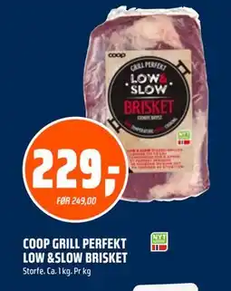Coop Obs COOP GRILL PERFEKT LOW &SLOW BRISKET tilbud