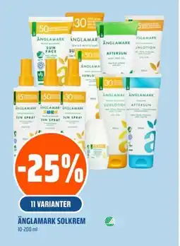 Coop Obs ÄNGLAMARK SOLKREM tilbud
