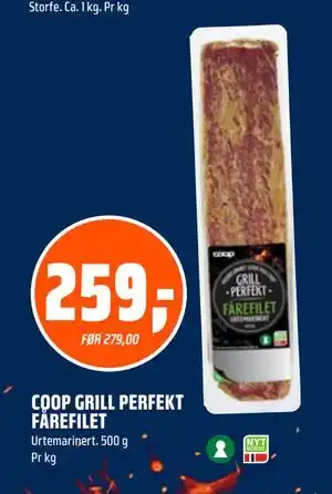 Coop Obs COOP GRILL PERFEKT FÅREFILET tilbud