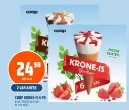 Coop Obs COOP KRONE-IS 6 PK tilbud