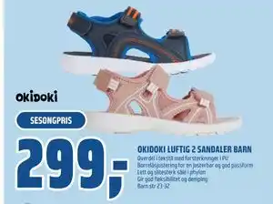 Coop Obs OKIDOKI LUFTIG 2 SANDALER BARN tilbud