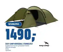Coop Obs EASY CAMP HEMSEDAL 3 TUNNELTELT tilbud